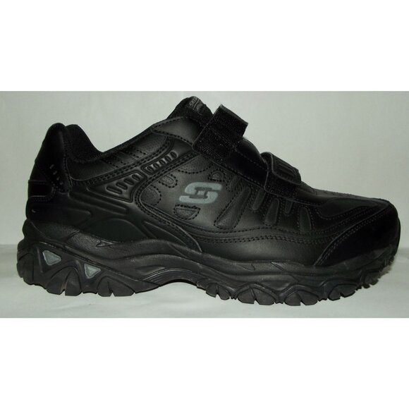 Skechers Mens 13 X-Wide Black Afterburn Memory Fit-Final Cut Sneaker - Picture 7 of 12